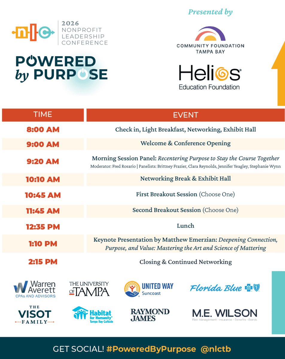 2026 Nonprofit Leadership Conference Agenda