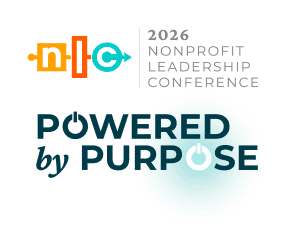 2026 Nonprofit Leadership Conference logo: Powered by Purpose
