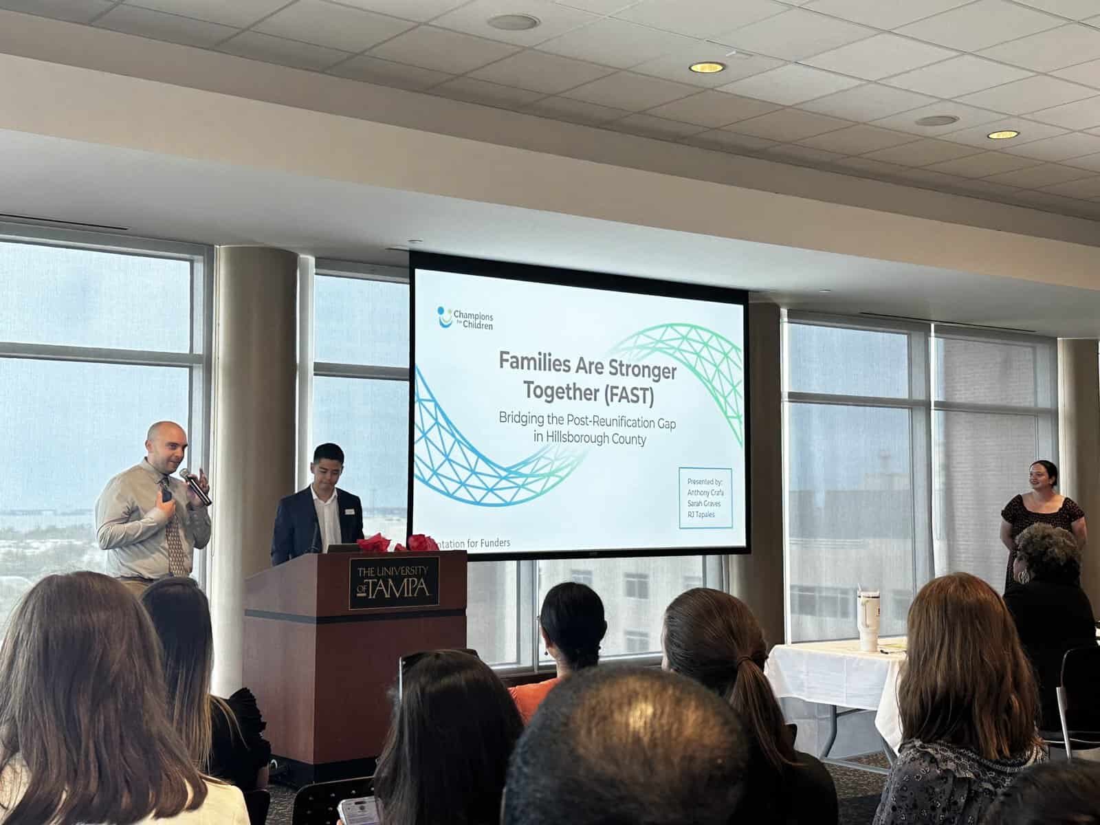 Nonprofit Leadership Center of Tampa Bay Certificate in Nonprofit Management participants present their nonprofit project