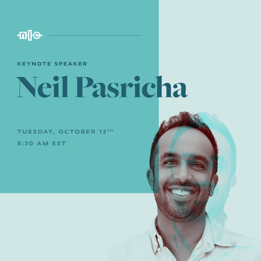 Neil Pasricha, keynote speaker at NLC's 2020 Leadership Conference